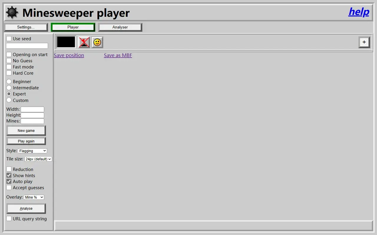 JSMinesweeper · 桌面端首页