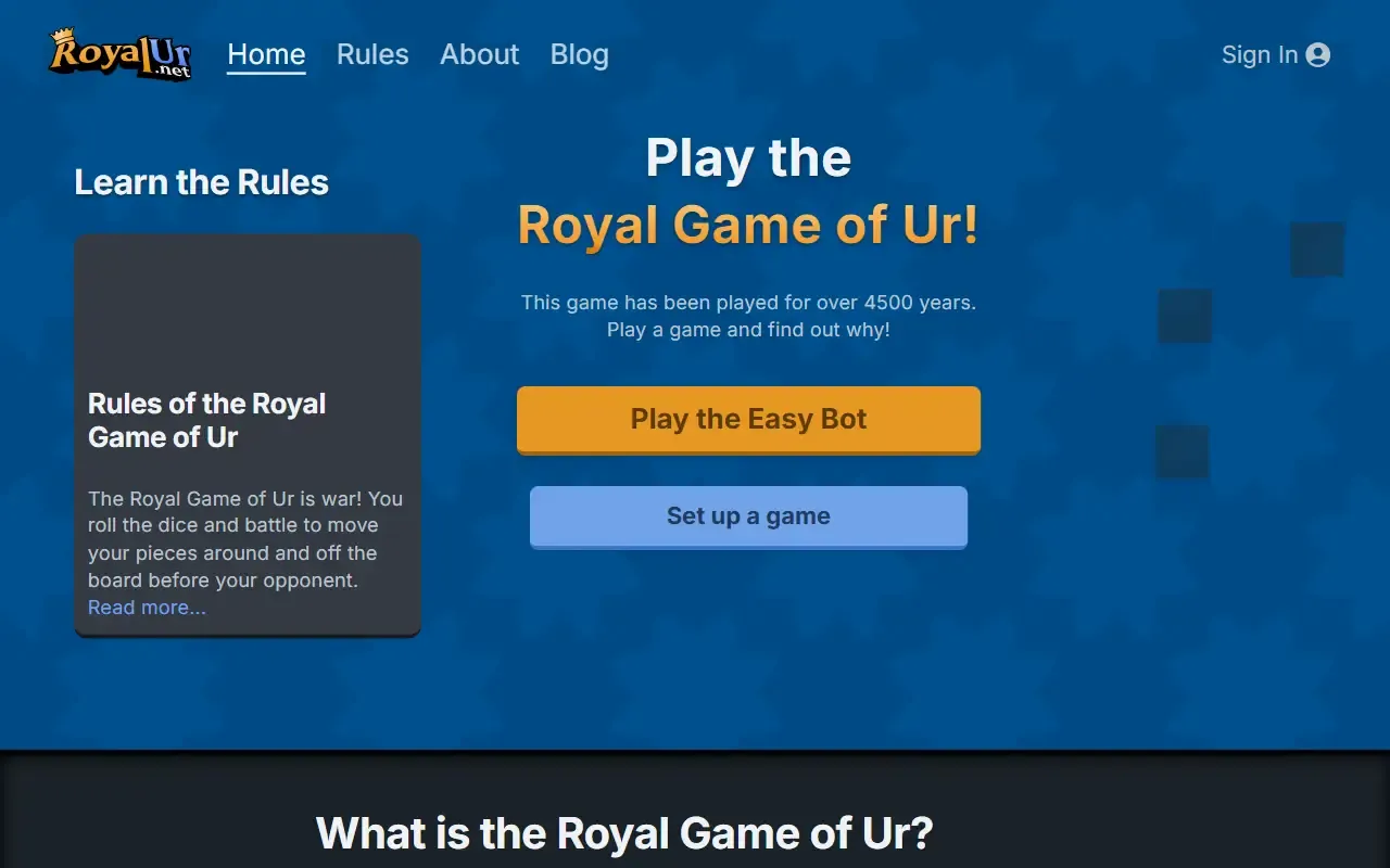 RoyalUr.net · 桌面端首页