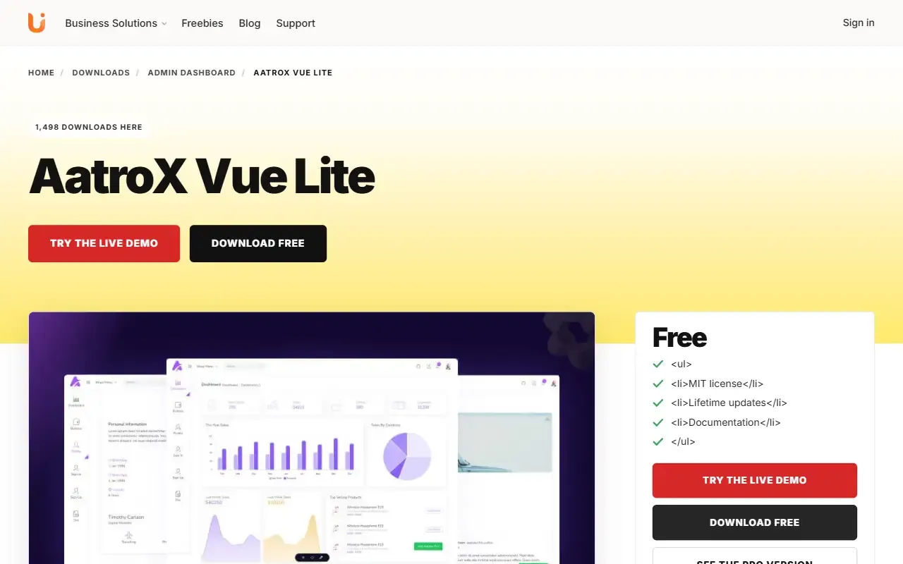 AatroX-vue · 桌面端首页
