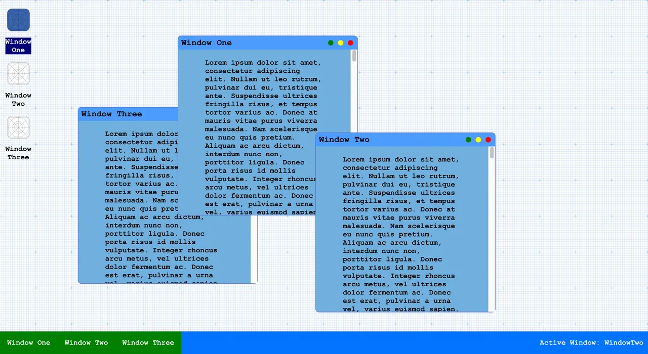 vuejs-os-template · 桌面与窗口