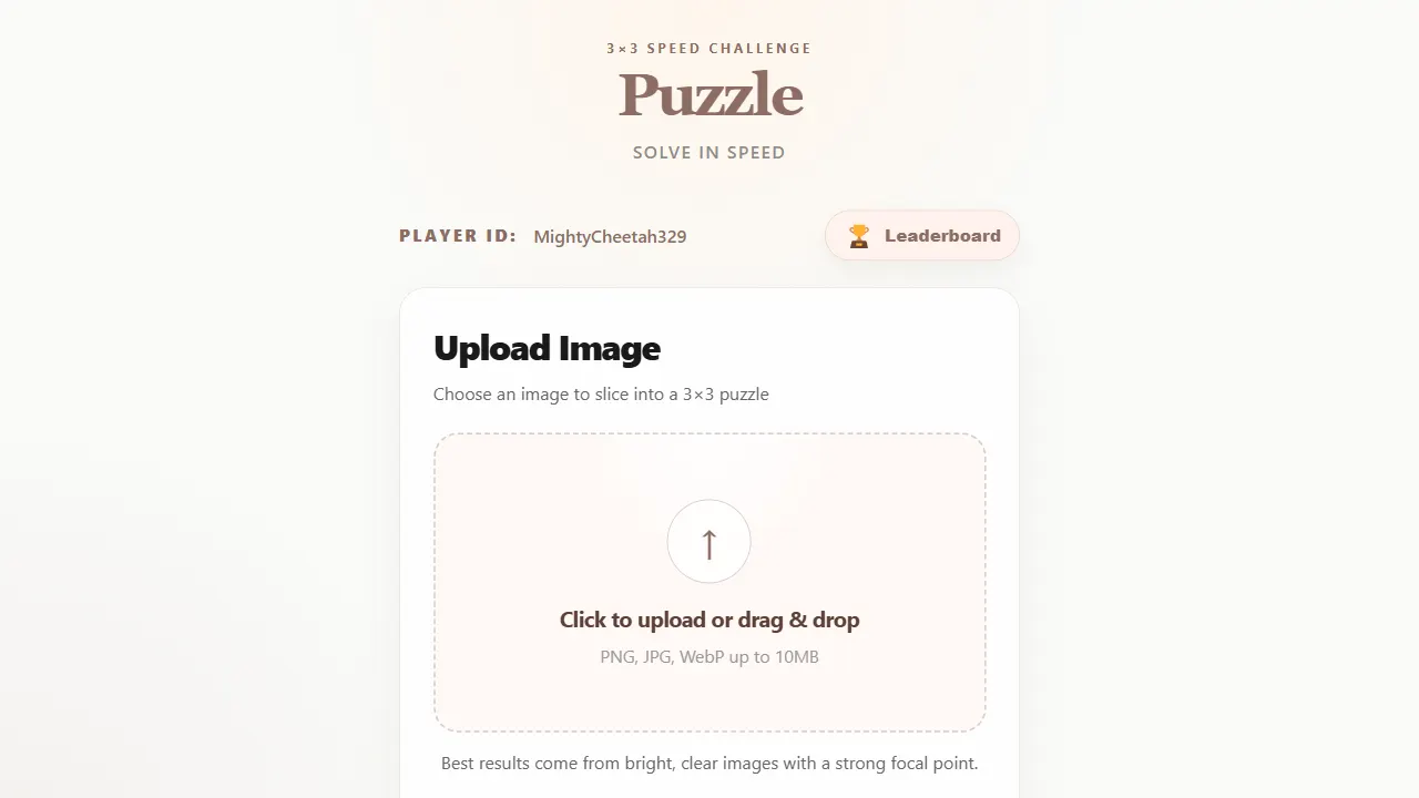 Puzzle Master 网站模板截图