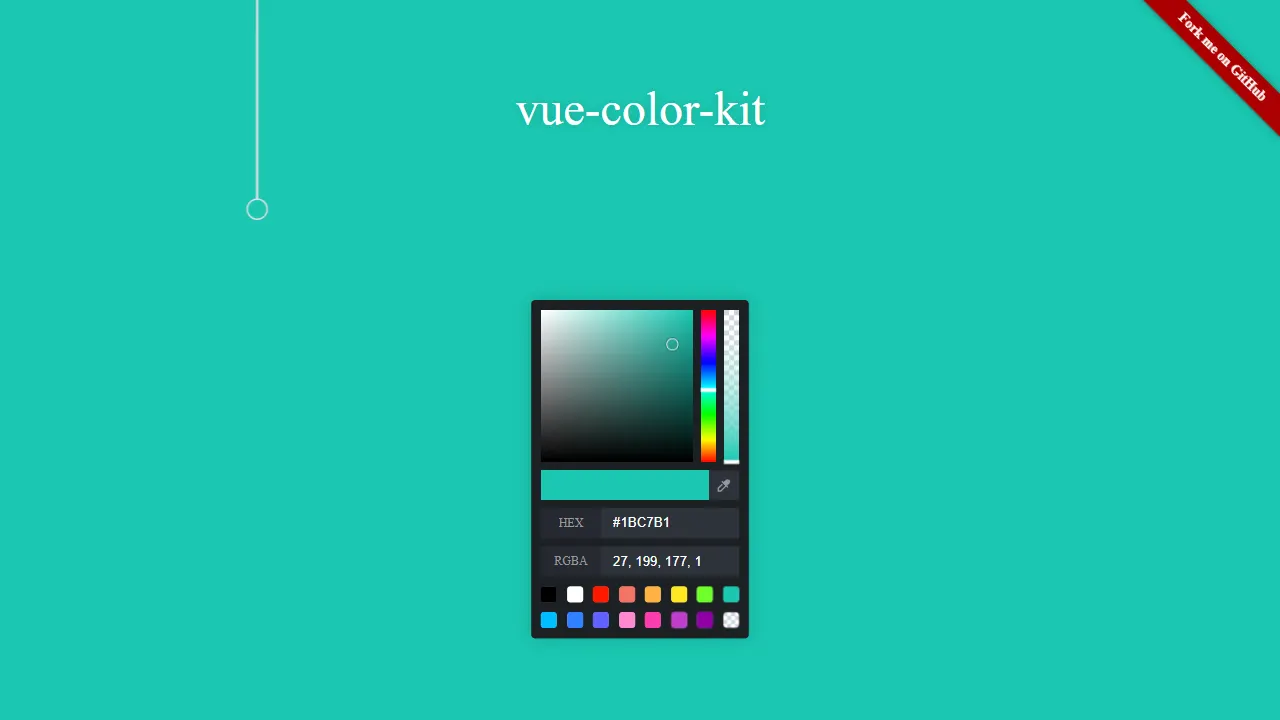 vue color kit 网站模板截图