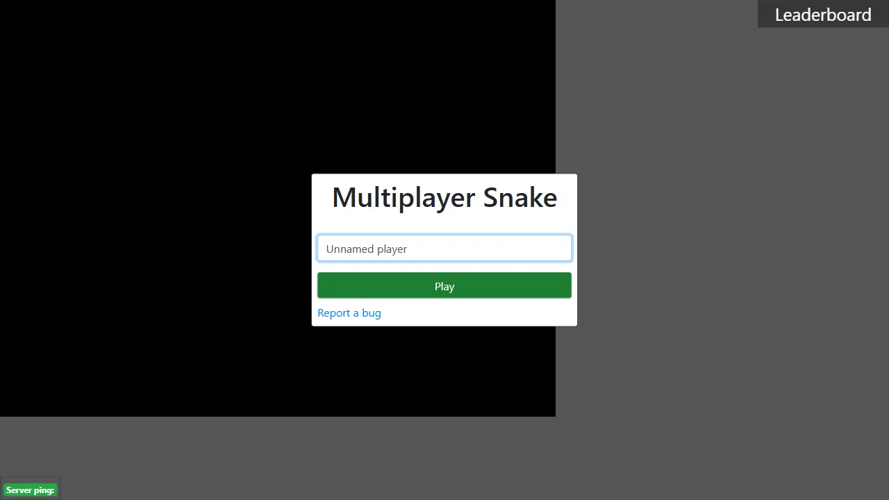 snake multiplayer 网站模板截图