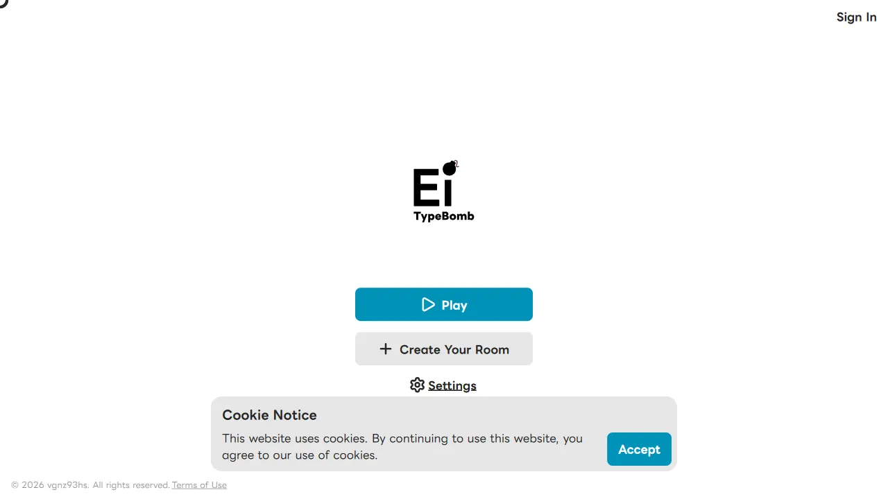 Ei TypeBomb 网站模板截图