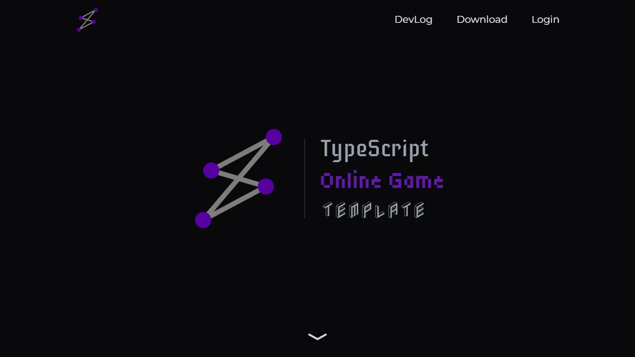 ts online game template 网站模板截图