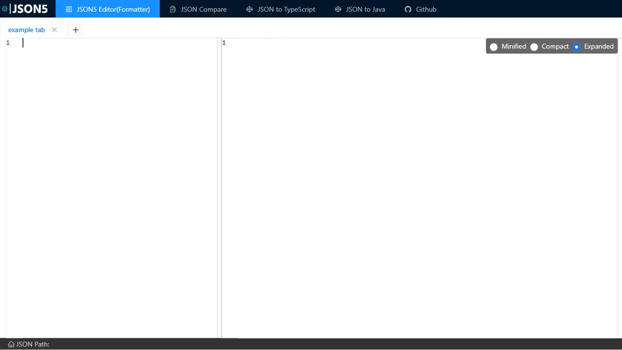 json editor 网站模板截图