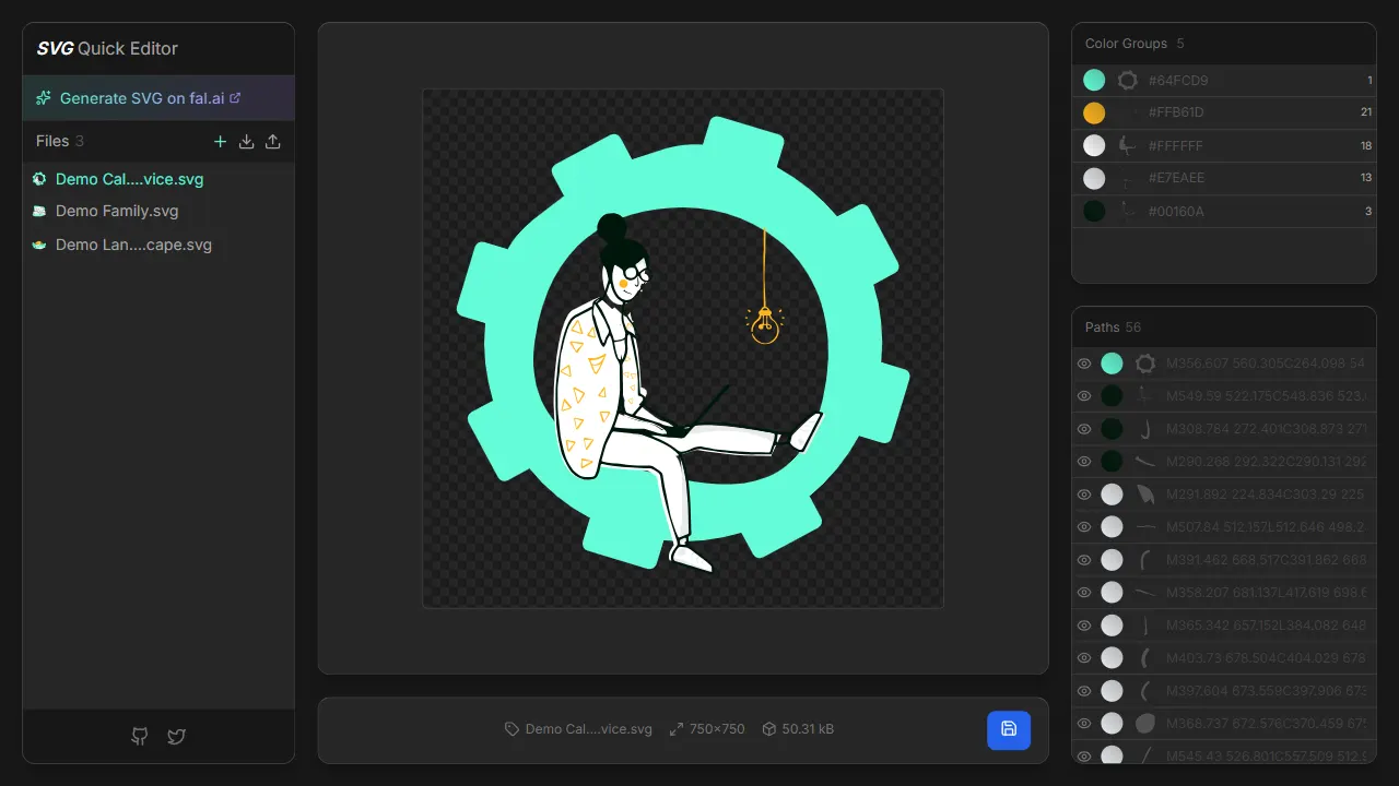 svg quick editor 网站模板截图