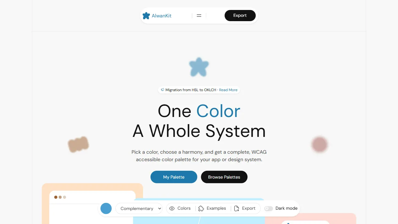 alwan kit 网站模板截图