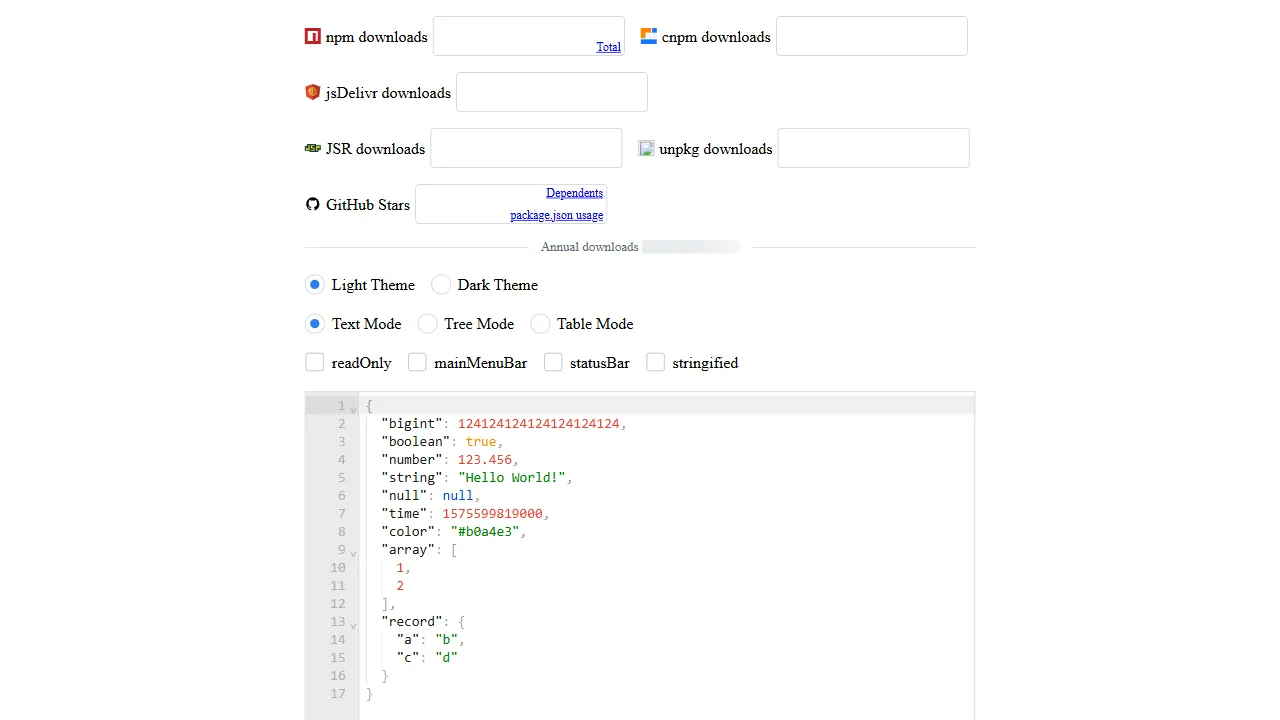 json editor vue 网站模板截图