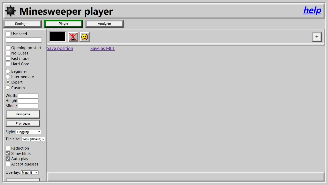 JSMinesweeper 网站模板截图