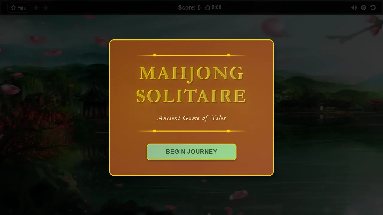 mahjong 网站模板截图