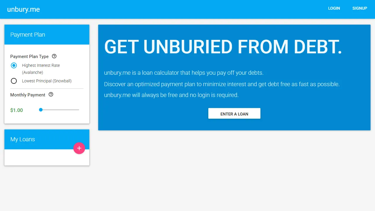unburyme 网站模板截图