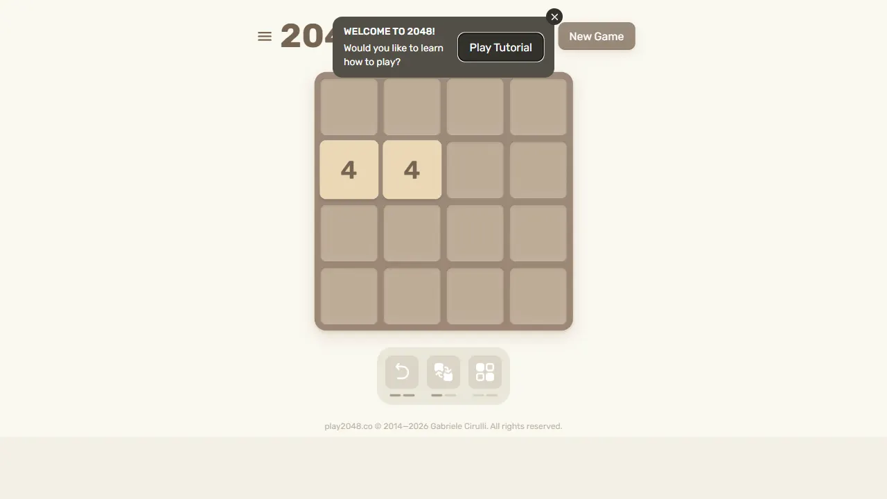 2048 网站模板截图