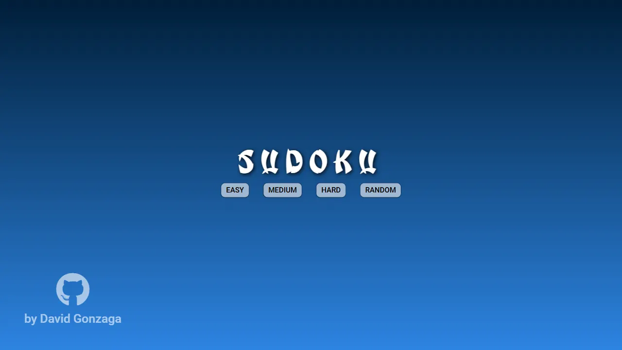 sudoku 网站模板截图
