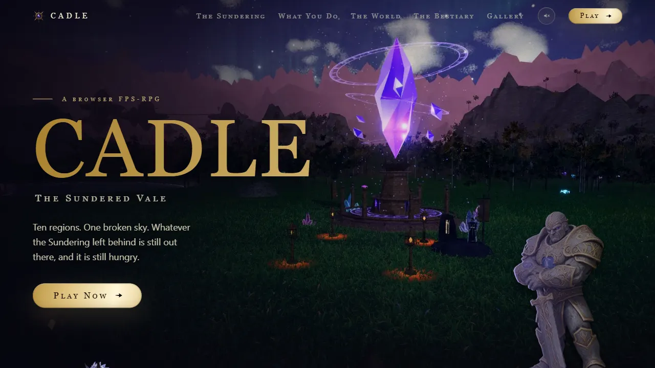 Cadle 网站模板截图