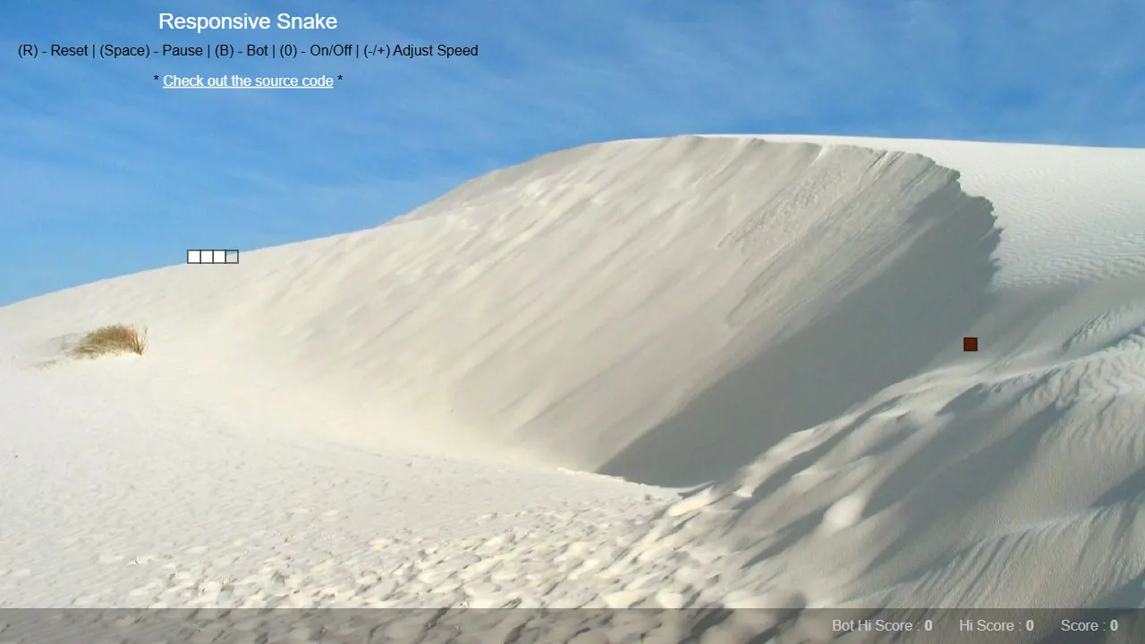 responsive snake 网站模板截图