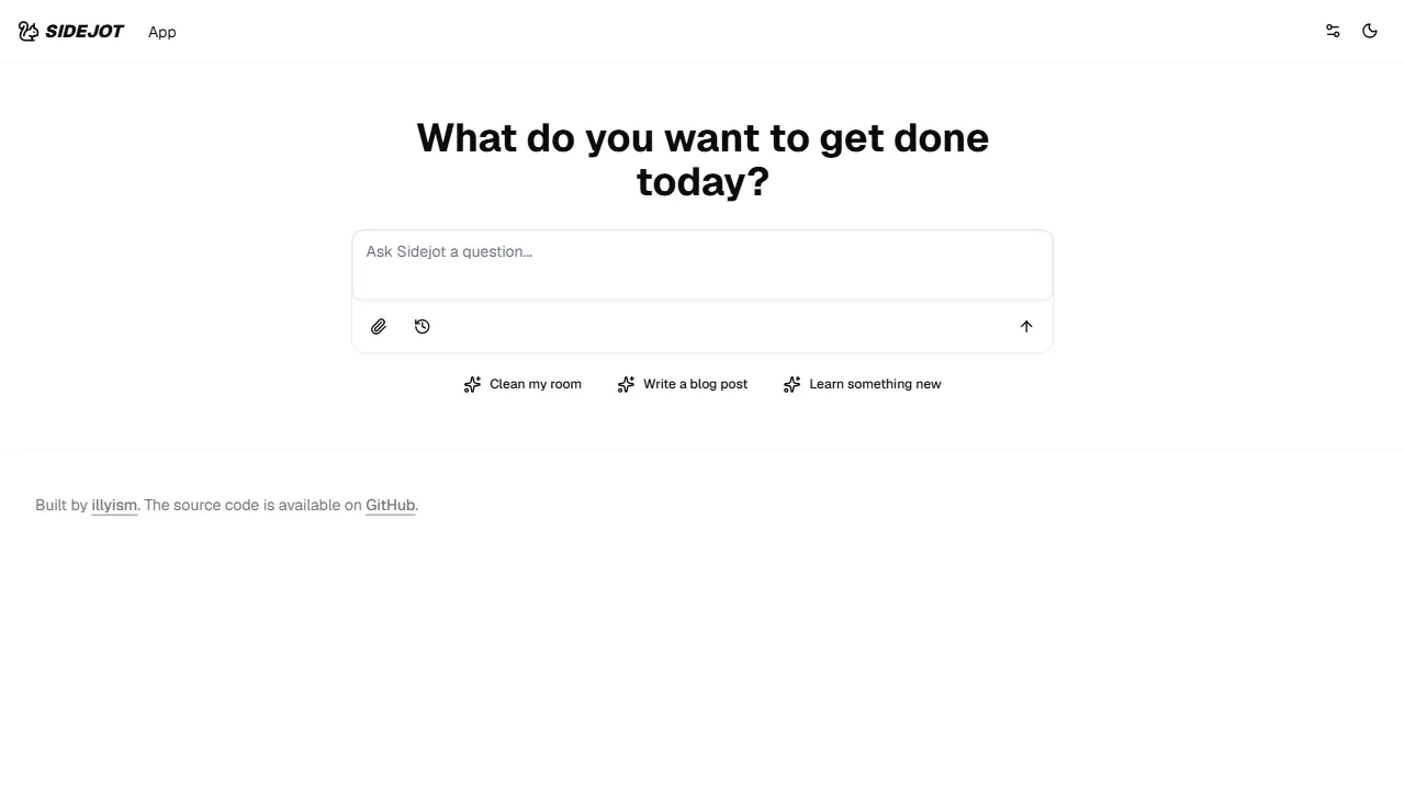 sidejot 网站模板截图
