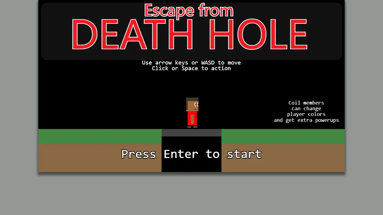 escape from death hole 网站模板截图