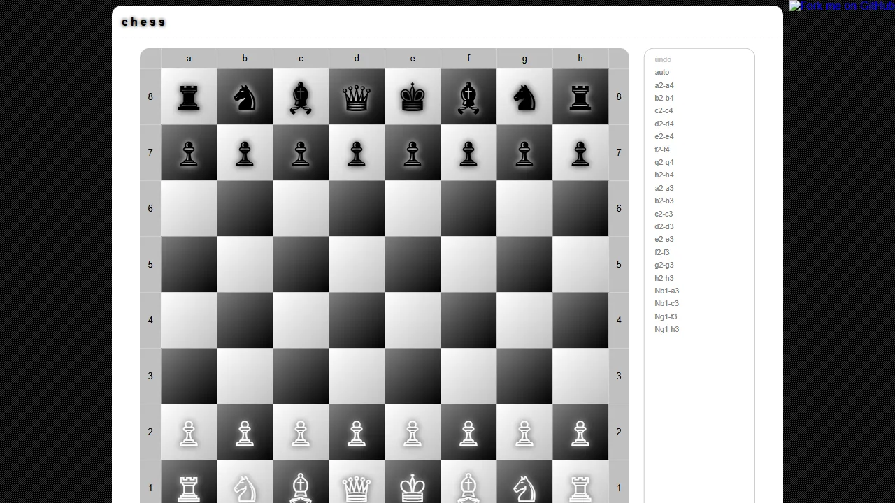 chess 网站模板截图