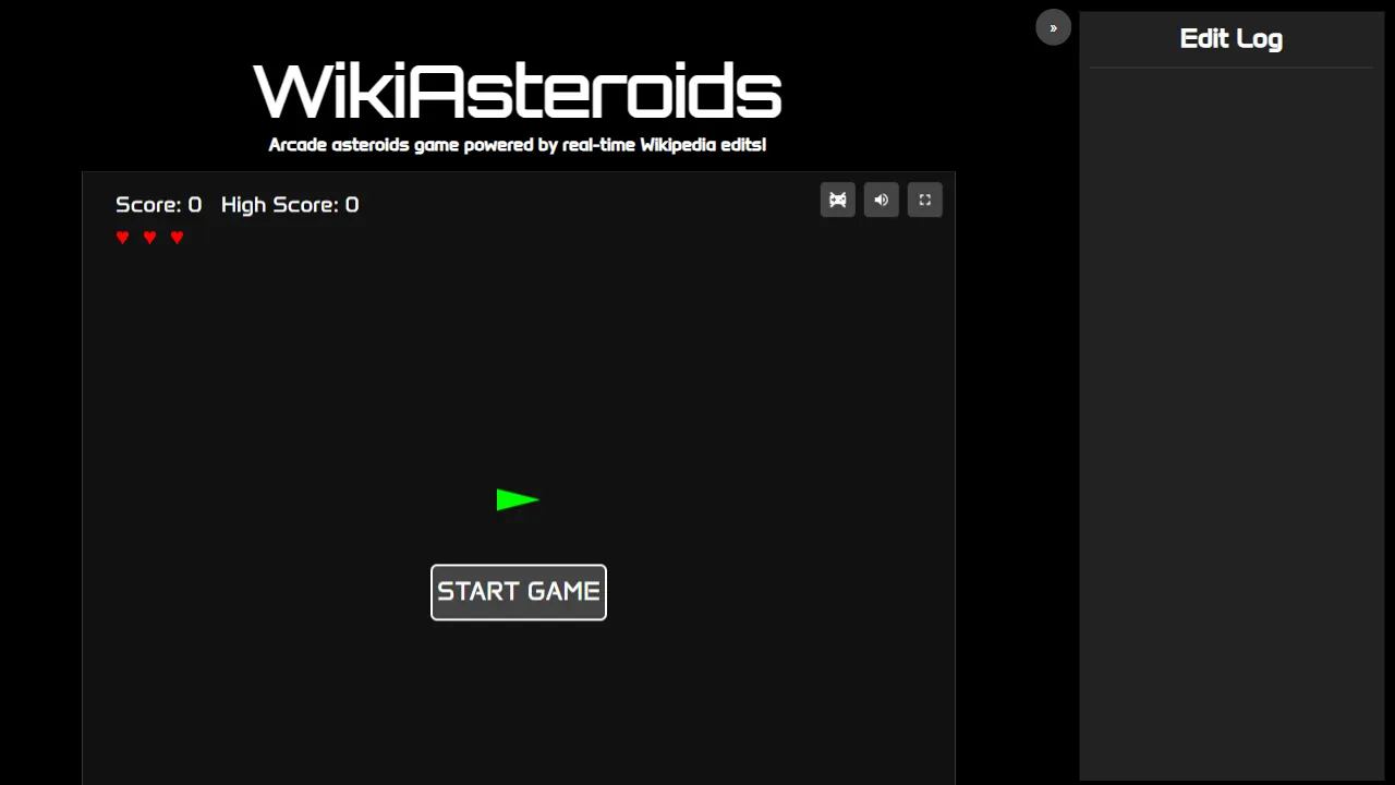 WikiAsteroids 网站模板截图
