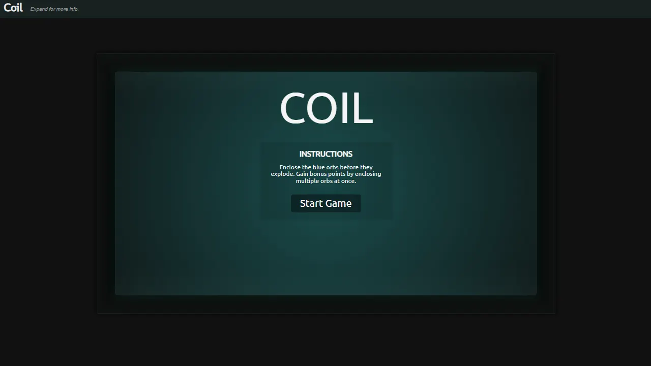 Coil 网站模板截图