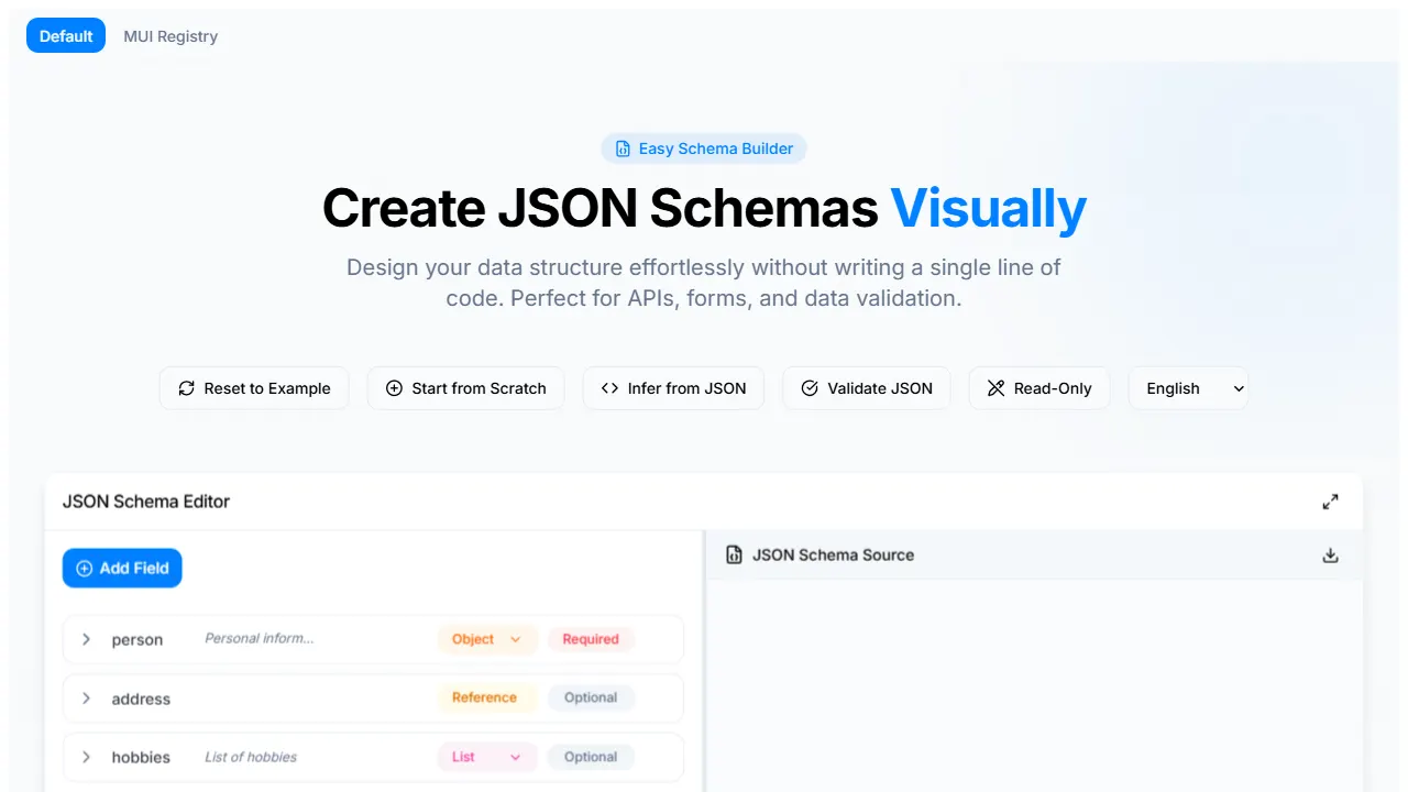 jsonjoy builder 网站模板截图