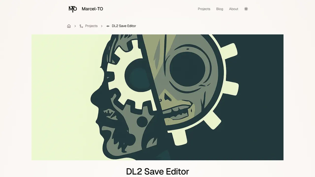 DL2 Save Editor 网站模板截图