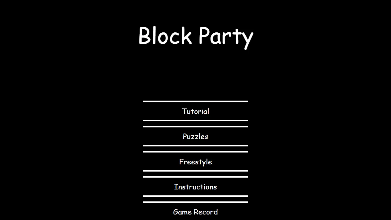 block party 网站模板截图