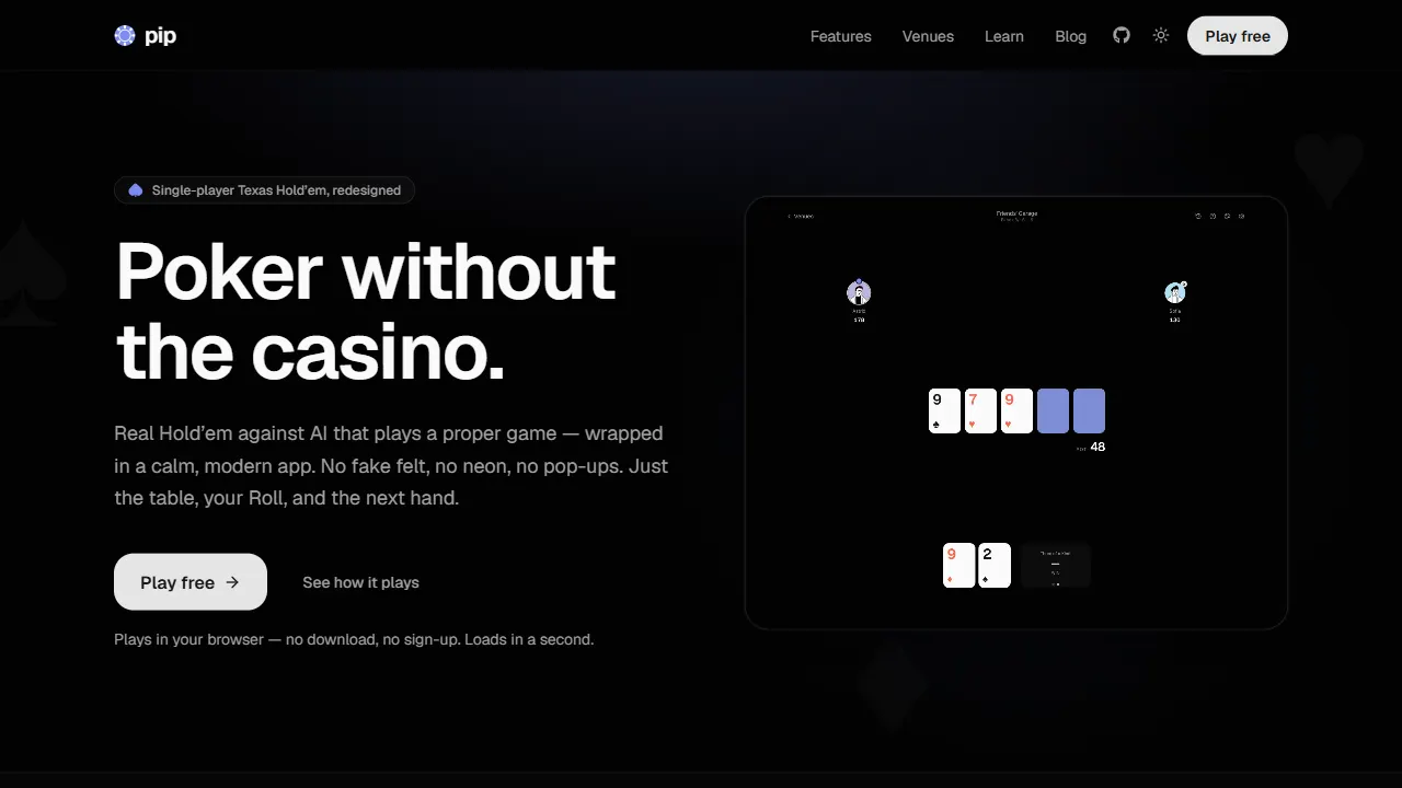 pip web 网站模板截图
