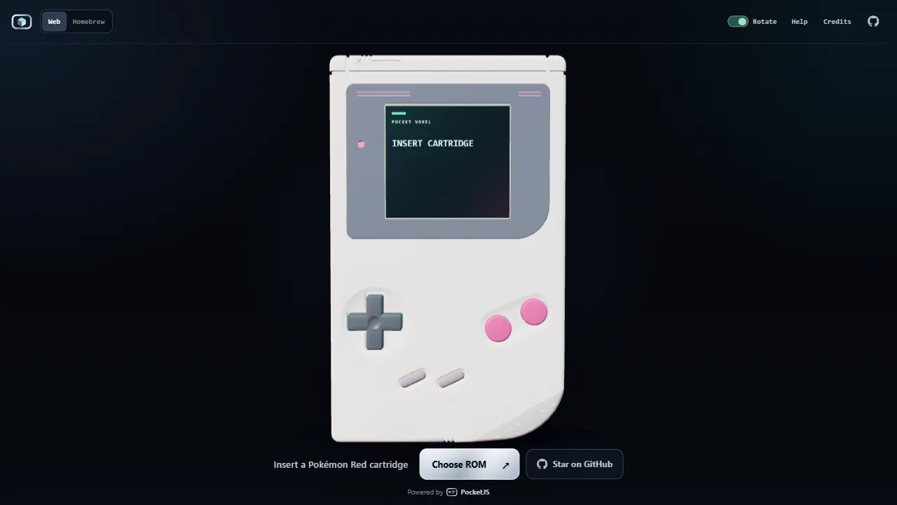 pocket voxel 网站模板截图
