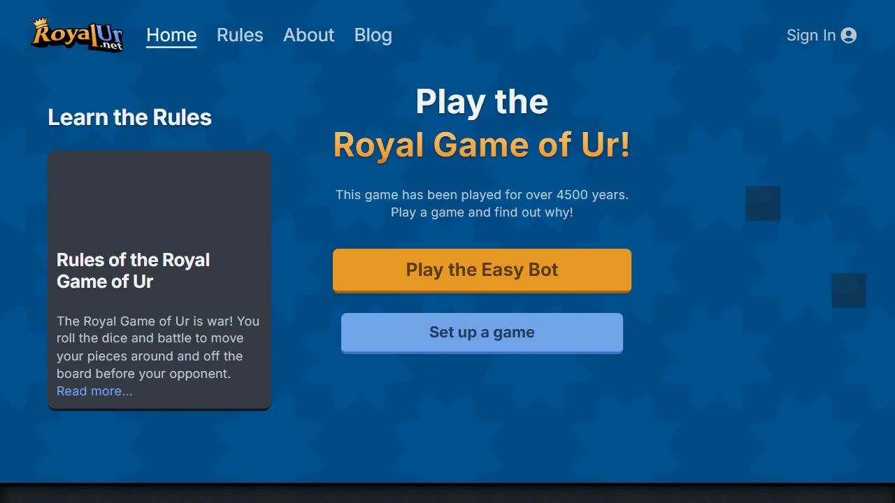 RoyalUr.net 网站模板截图