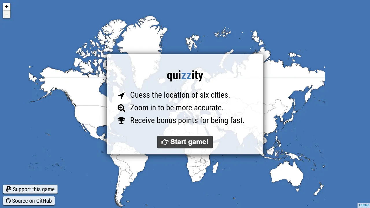 quizzity 网站模板截图