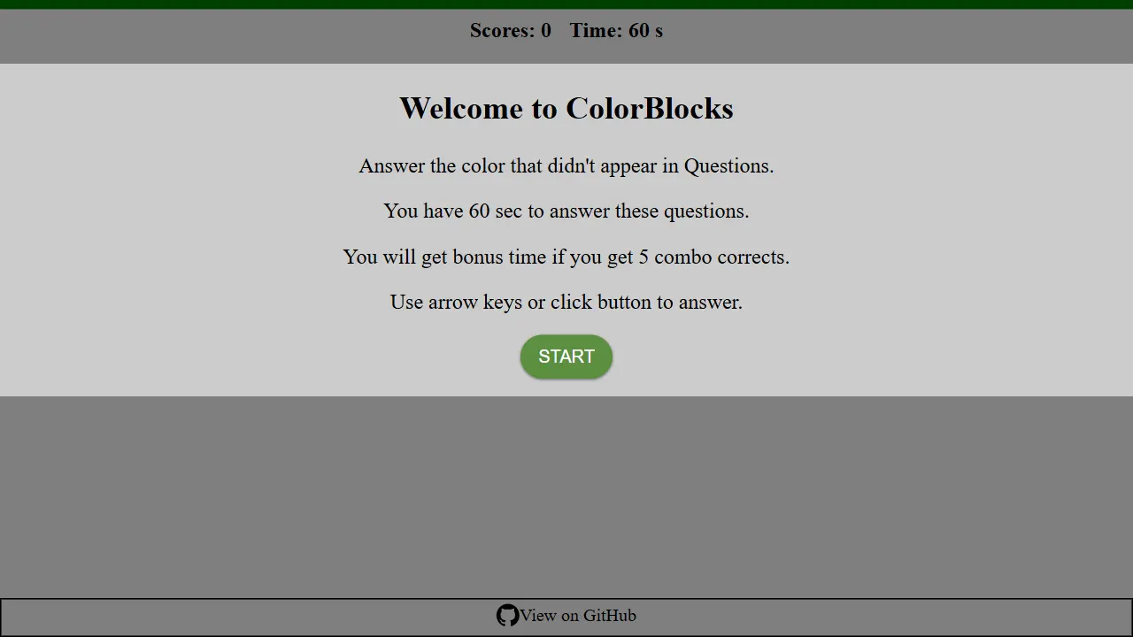 colorblocks react 网站模板截图