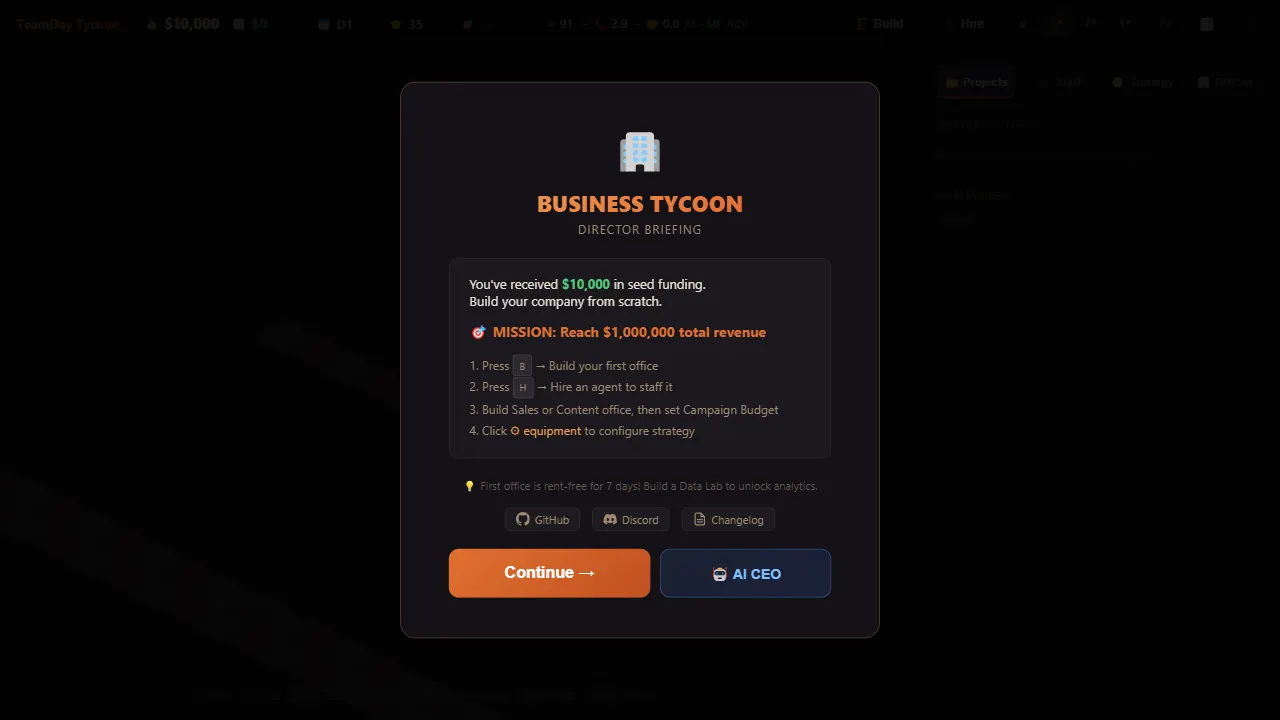 business tycoon 网站模板截图