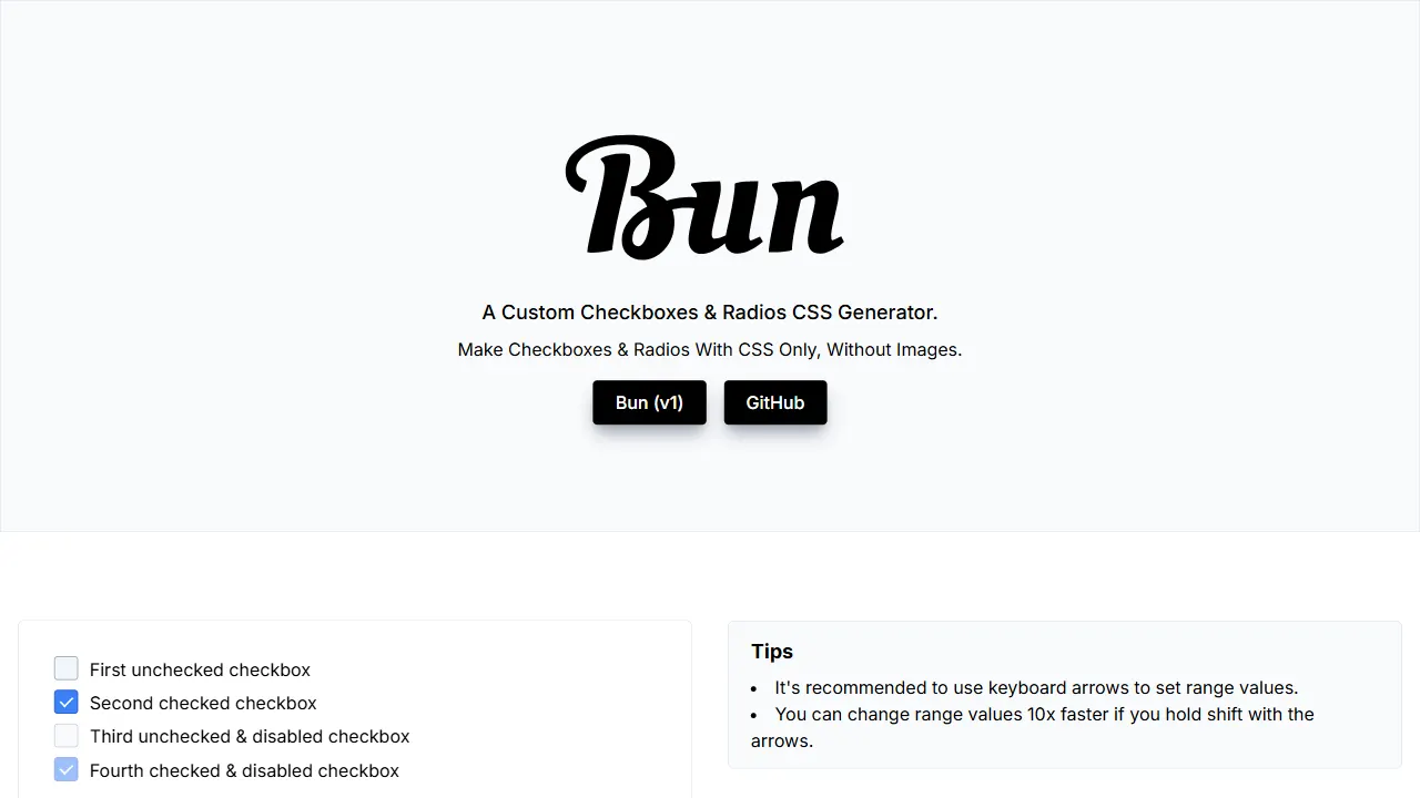 bun 网站模板截图