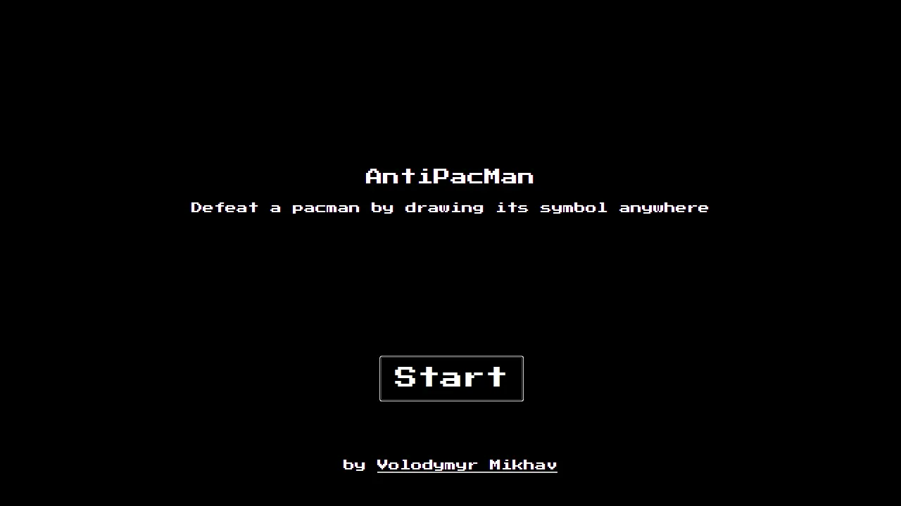 AntiPacMan 网站模板截图