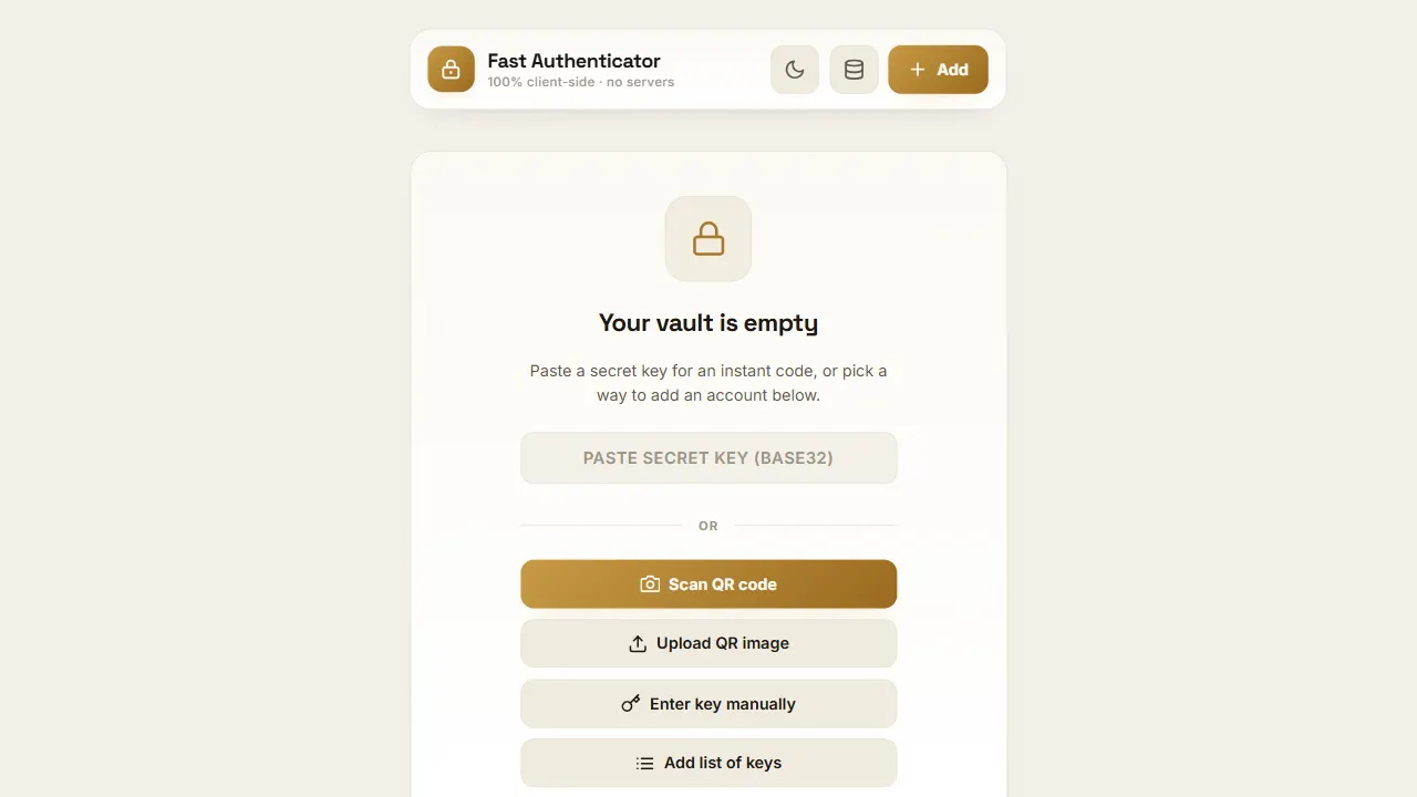 fast auth 网站模板截图