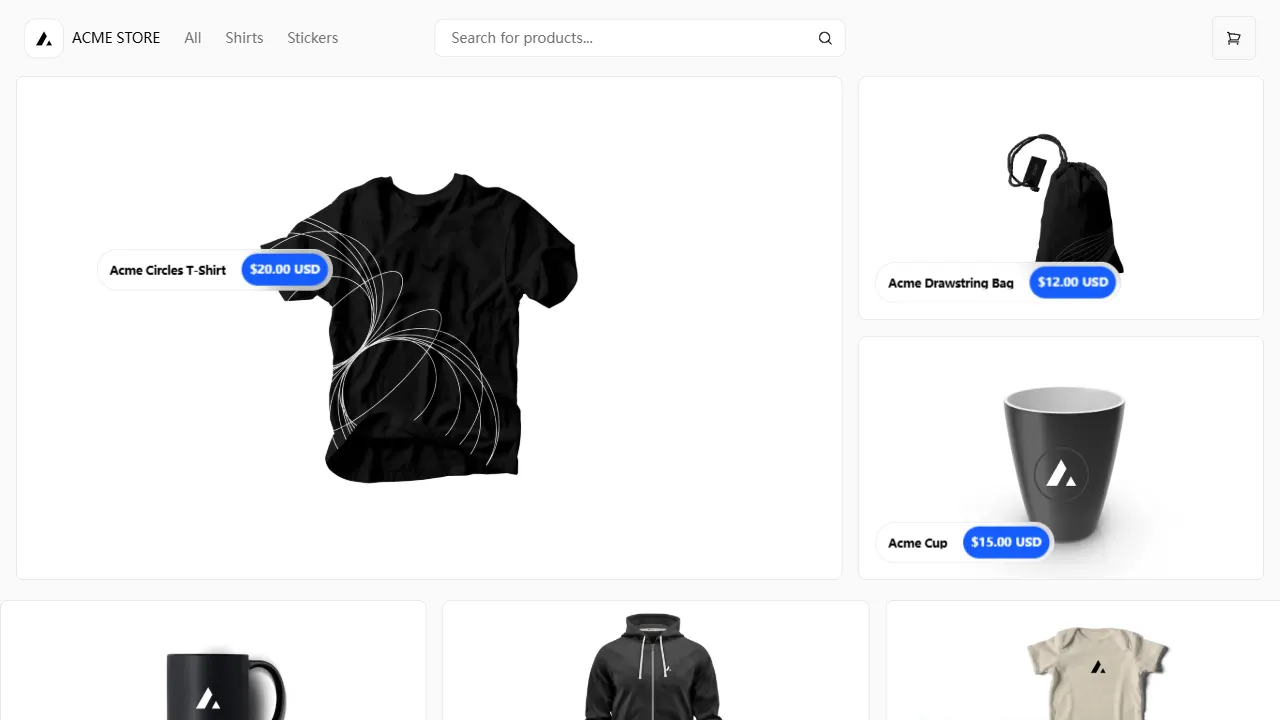 Next.js Commerce 网站模板截图